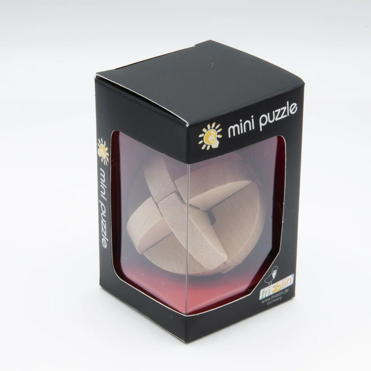 Fridolin 3D Дървен Мини Логически Пъзел Топка 3***-17703