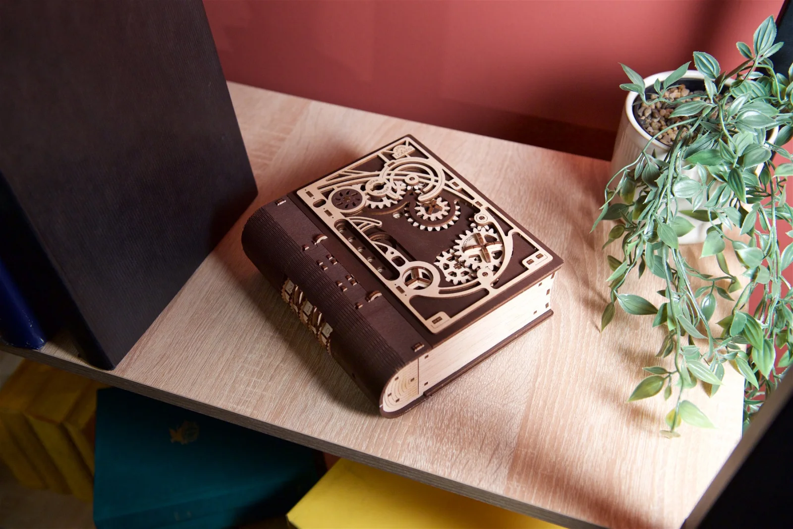 Ugears Book of Secrets Книга за тайни-3Д пъзел-Дърво - 70265