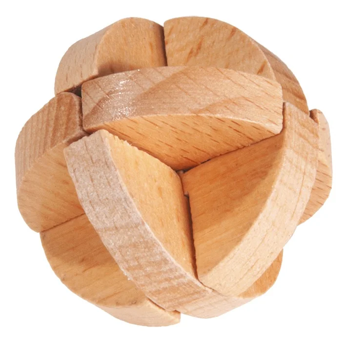 Fridolin 3D Дървен Мини Логически Пъзел Топка 3***-17703