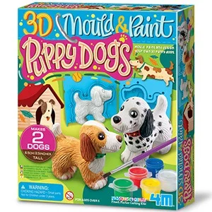 4m 3Д Фигурки-КУЧЕНЦА-Отлей и оцвети -04784