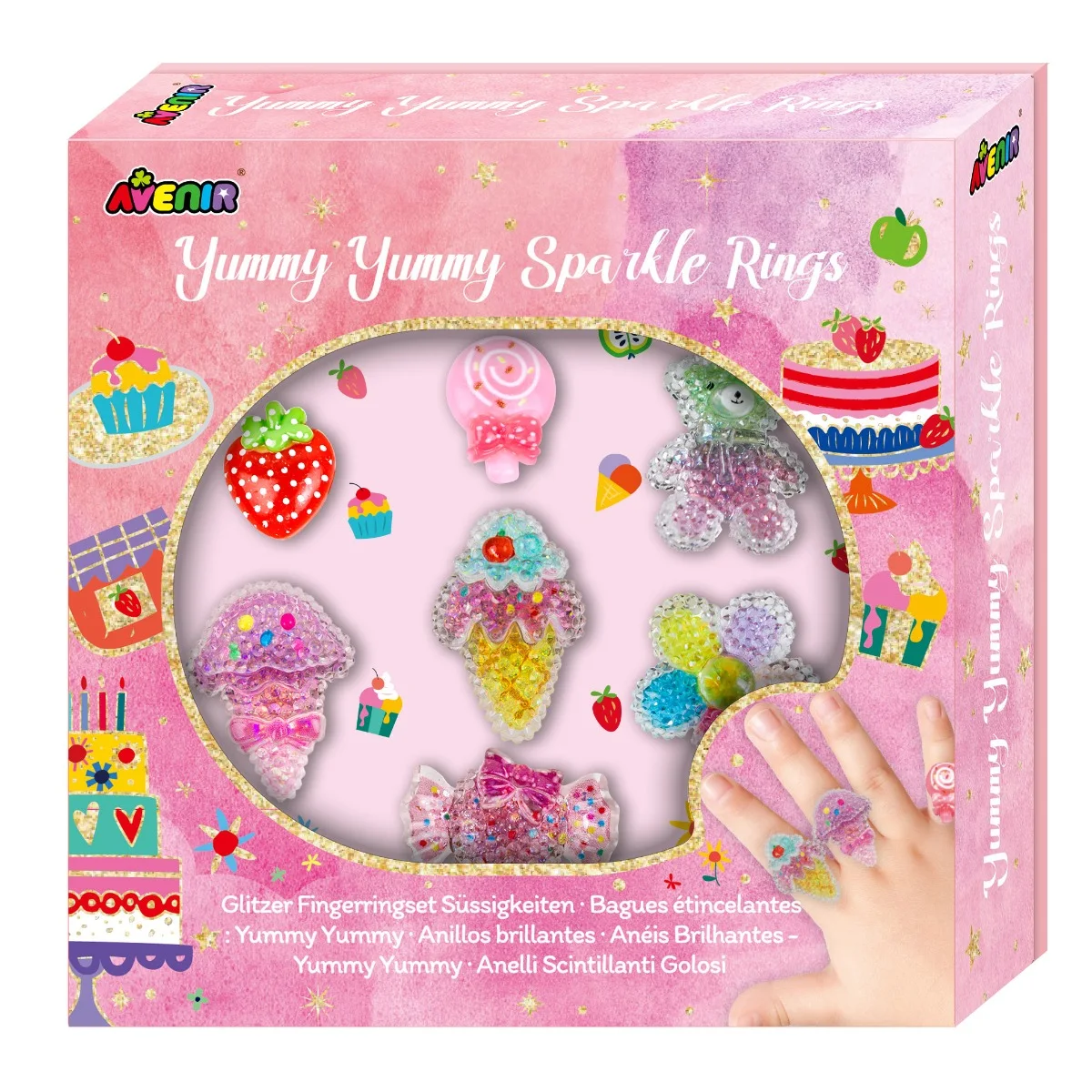 Avenir Fancy Me Пръстени Блестящи Yummy Yummy FM258281
