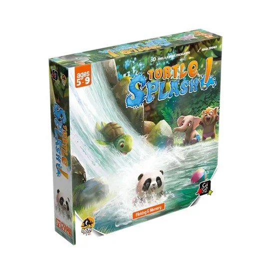 Gigamic Turtle Splash - 5+, 2-4 уч.,картон и дърво