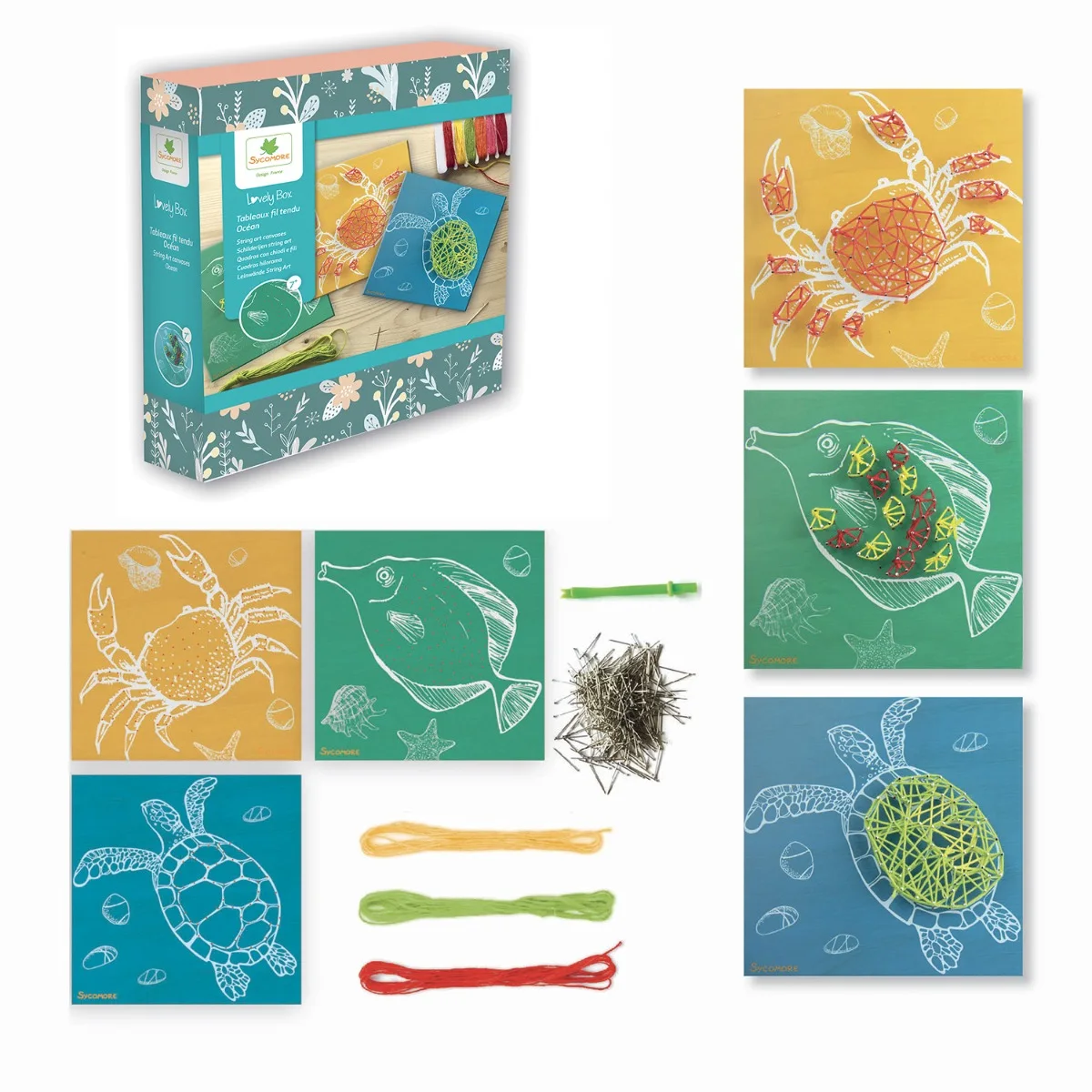 Sycomore Lovely Box-S-Стринг Арт Канвас-Ocean -CRE1057