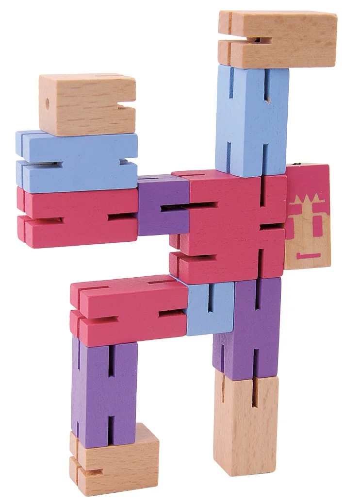 Fridolin 3D Дървен Логически пъзел -Кубче Конструктор*****Boy 3-17343