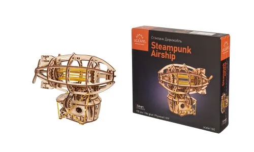 Ugears Steampunk Airship - Дирижабъл-3Д модел-Дърво - 70226