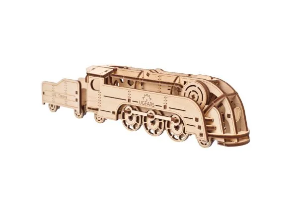 Ugears Locomotive Мини Локомотив-3Д мини модел-Дърво - 70228