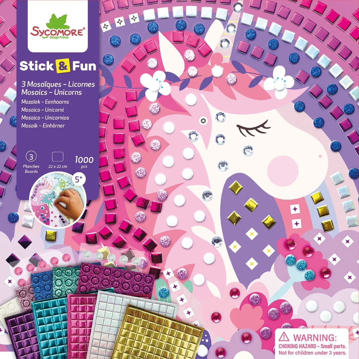 Sycomore Stick'N Fun-S-Мозайки и мъниста-Еднорог
