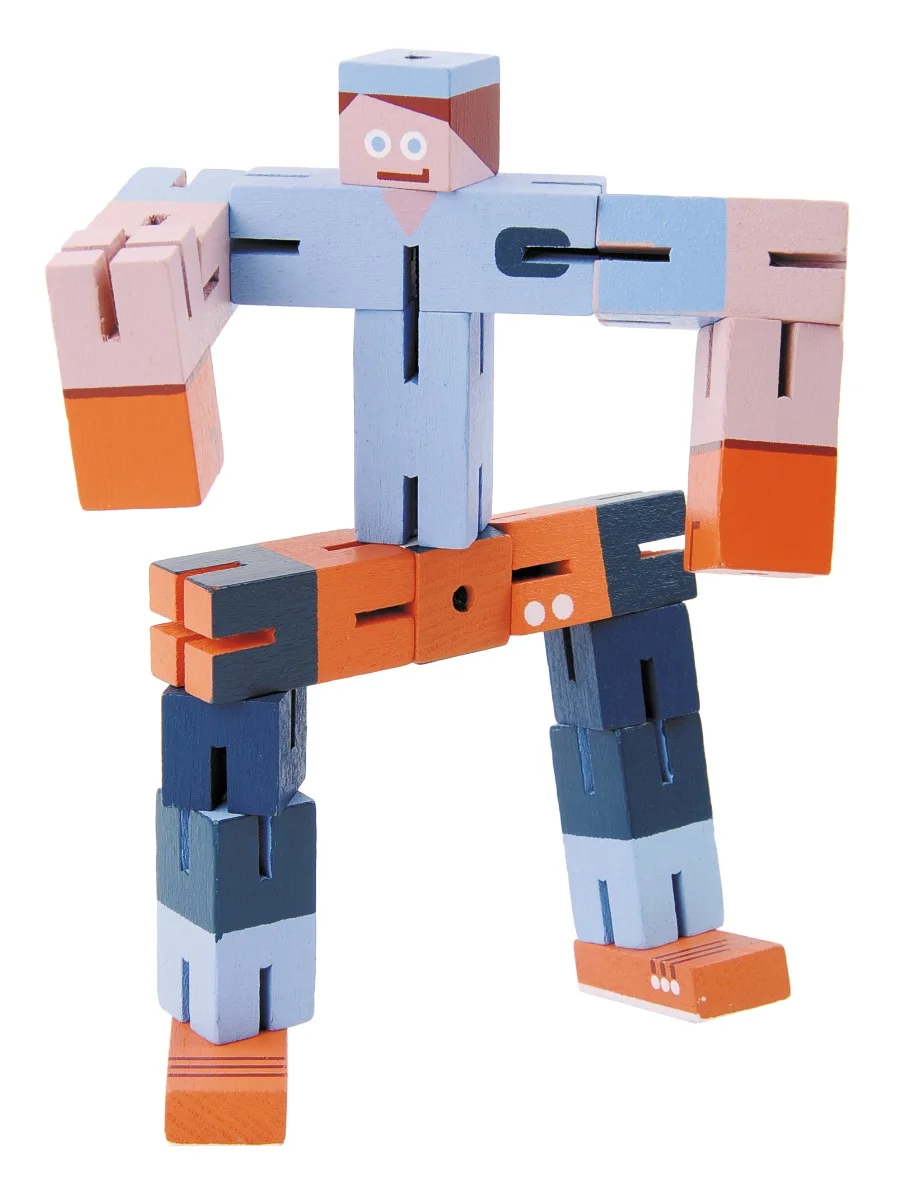 Fridolin 3D Дървен Логически пъзел -Кубче Конструктор****Boy 2-17342