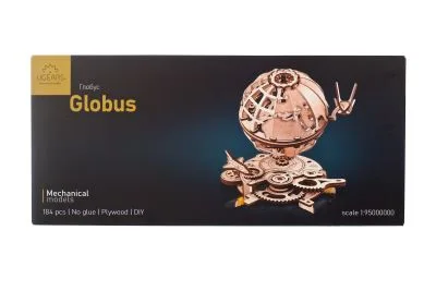 Ugears Глобус-3Д модел-Дърво&nbsp;-70128
