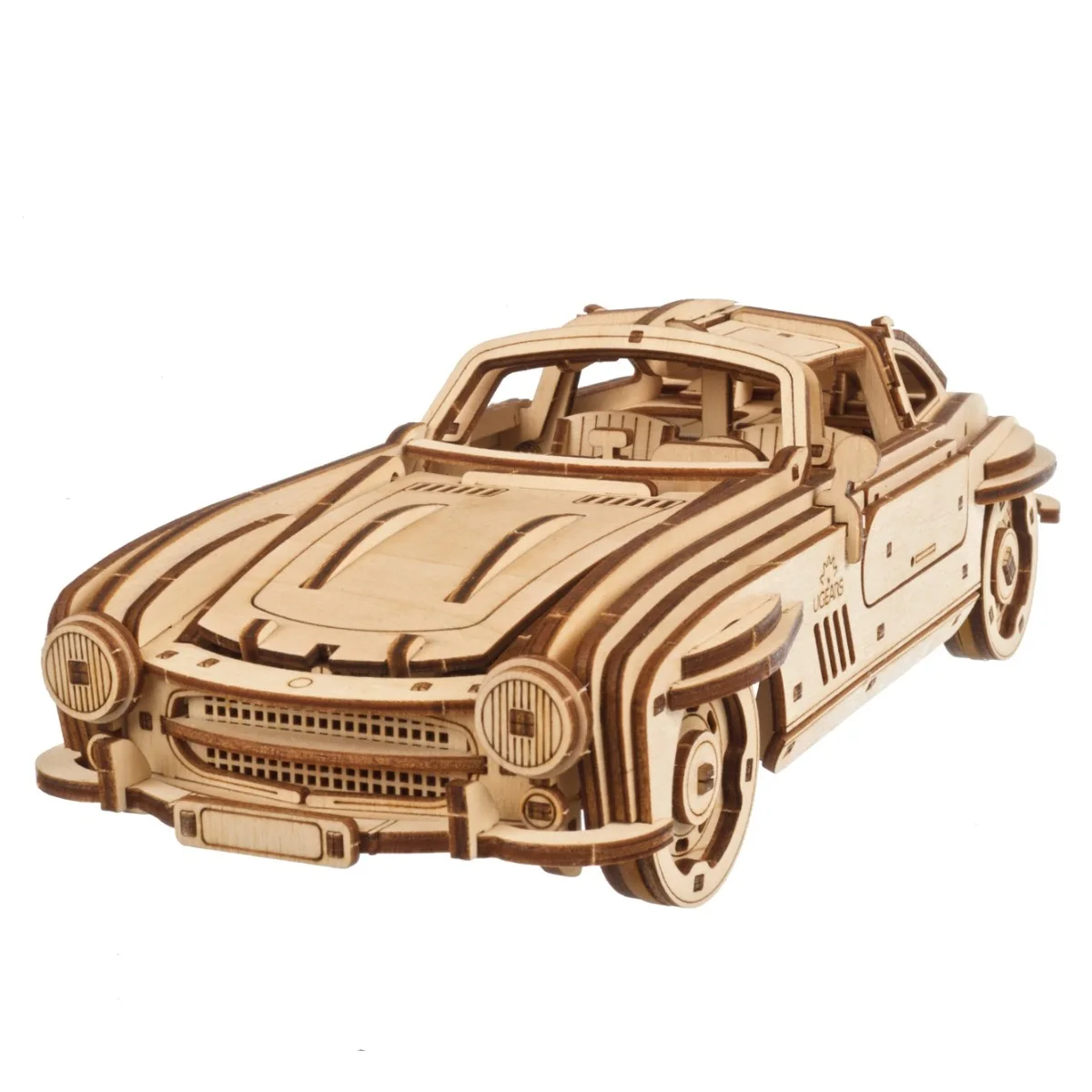Ugears Winged Sports Coupe-Състезателен автомобил-3Д дървен  механичен модел-70192