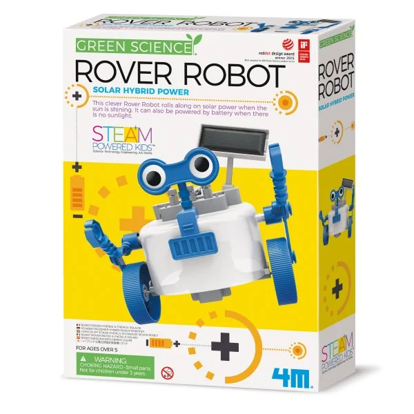 4m KidzLabs Соларна Енергия Роувър Робот - Зелена Наука-03417
