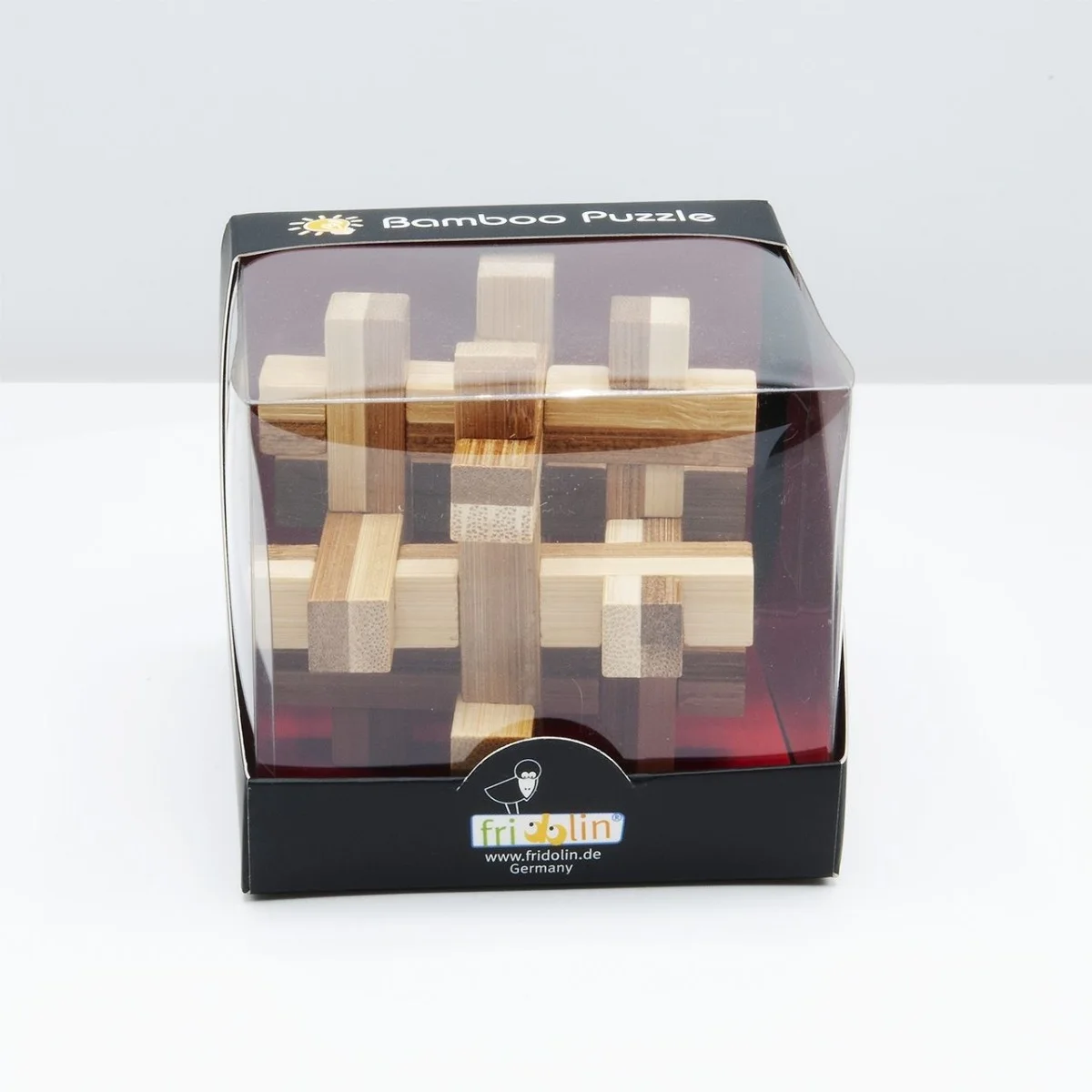 Fridolin 3D Логически Бамбуков Пъзел***-Construction -17458