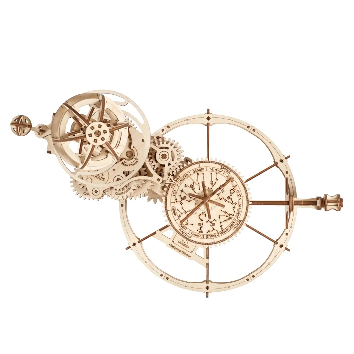 Ugears Mechanical Tellurion Слънчевата System -3Д модел-Дърво-70167