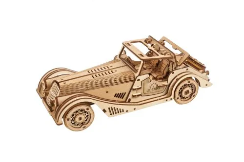 Ugears Спортен автомобил Rapid Mouse-3Д модел-Дърво -70202
