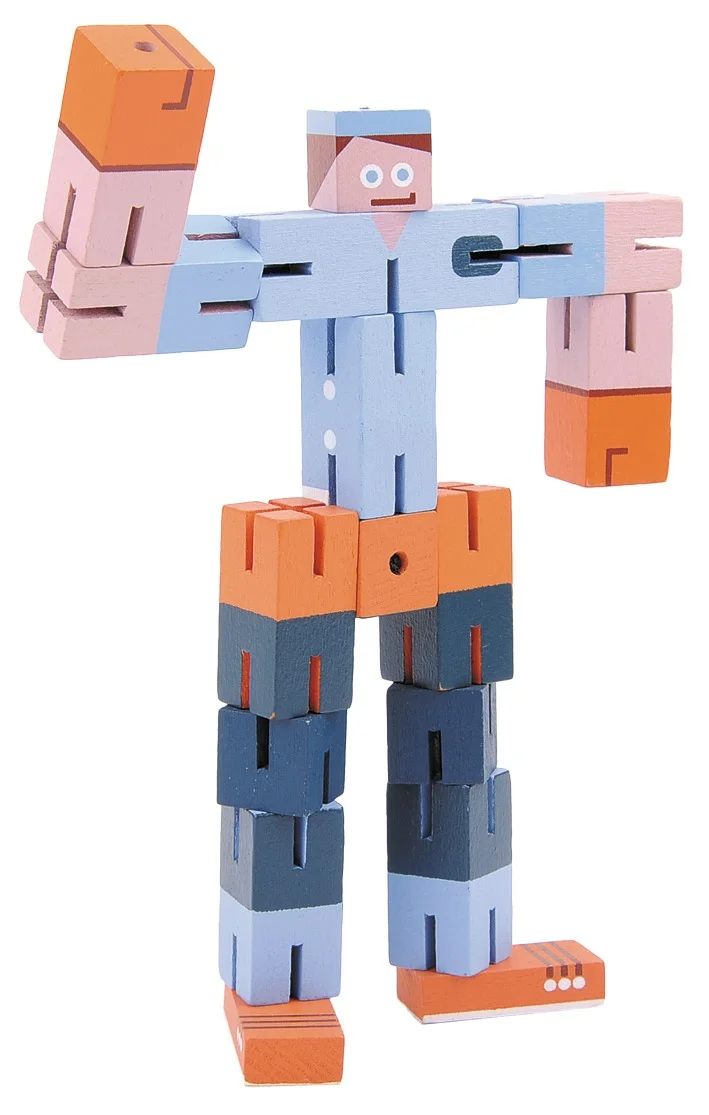 Fridolin 3D Дървен Логически пъзел -Кубче Конструктор****Boy 2-17342