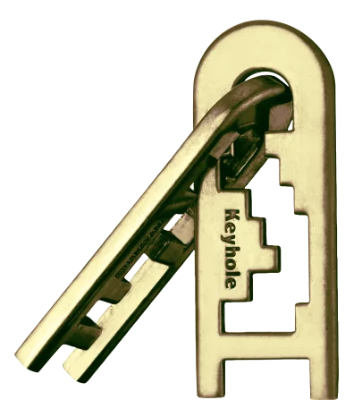 Hanayama Mini Huzzle Cast Keyhole***** - злато