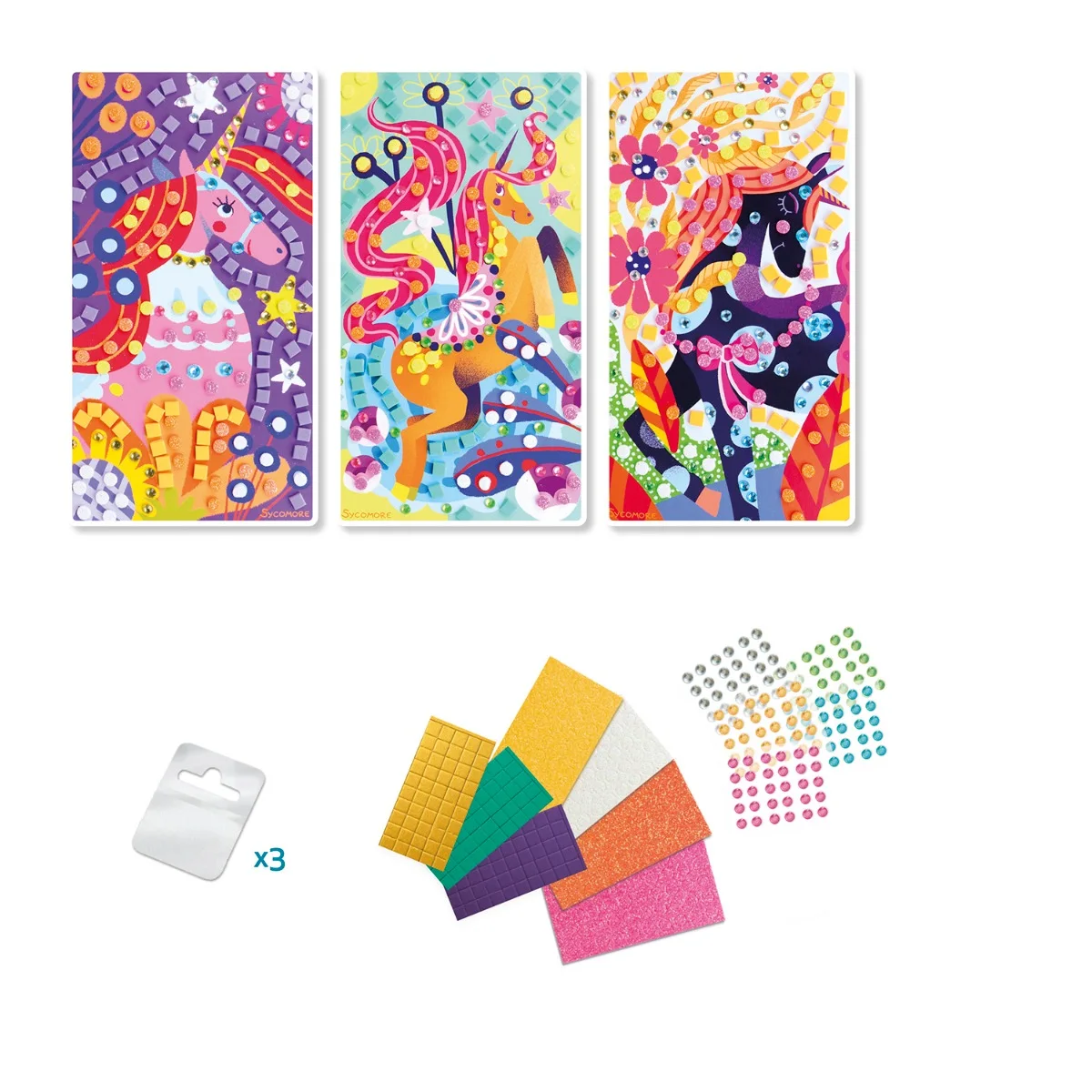 Sycomore Stick'N Fun-XS-Мозайки и мъниста-Еднорог-5y+