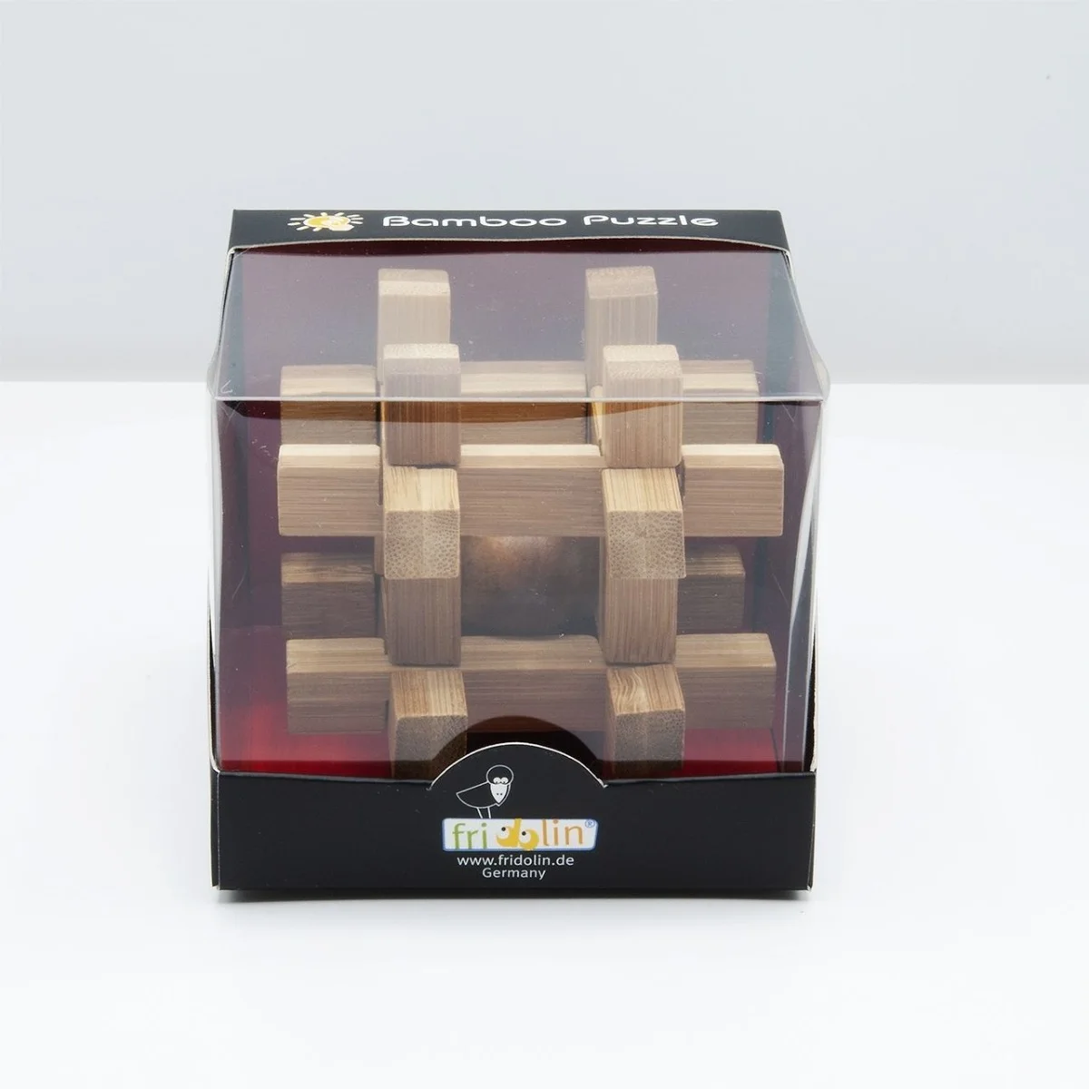 Fridolin 3D Логически Бамбуков Пъзел**-Grid Box -17466